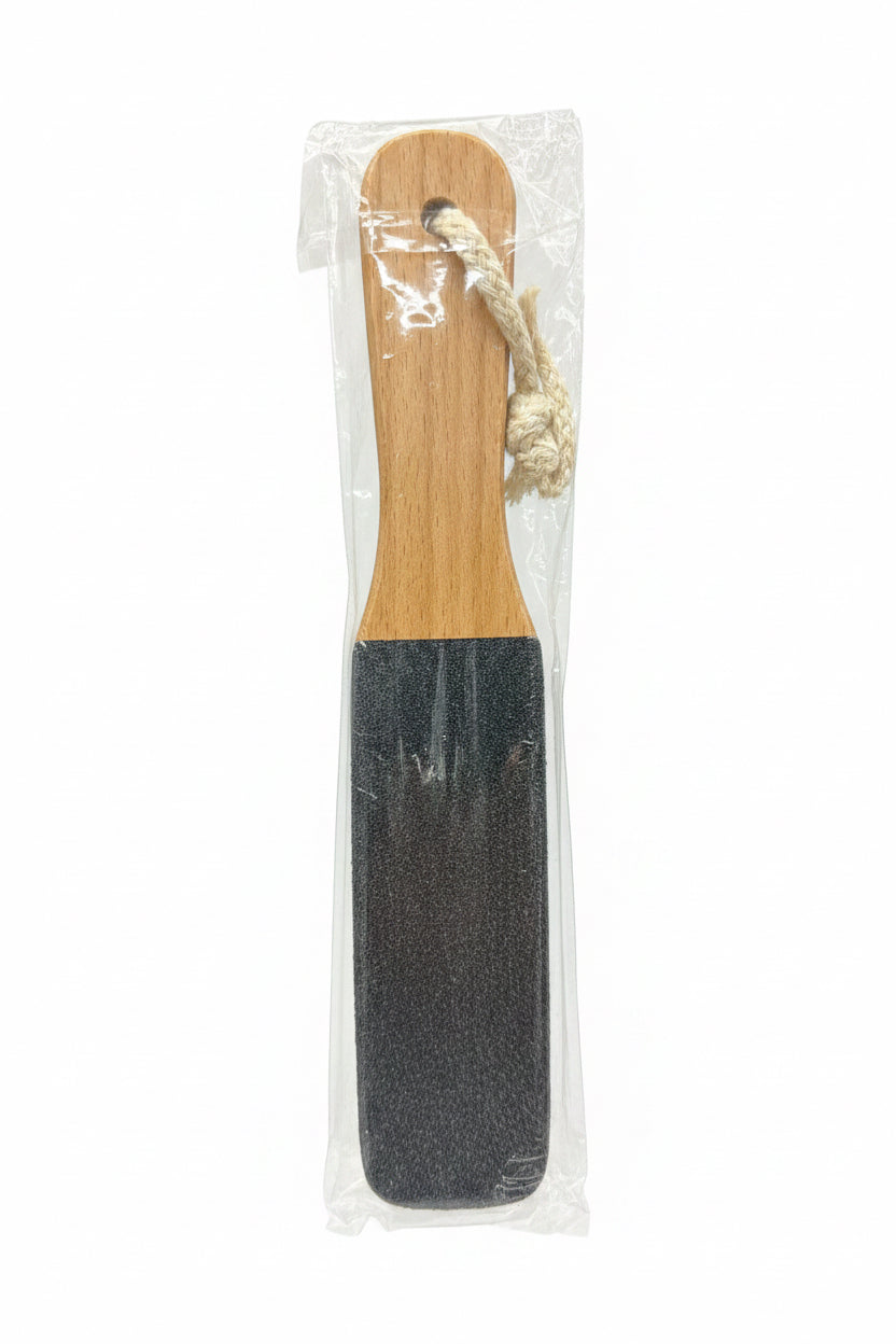 WOODEN FOOT FILE & EXFOILIATOR