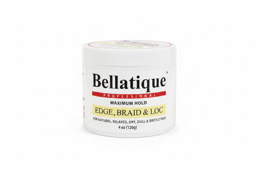 BELLATIQUE EDGE, BRAID & LOC GEL (MAXIMUM HOLD) 4OZ