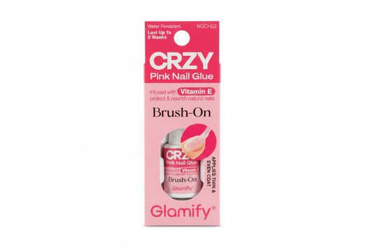 CRZY Pink Nail Glue
