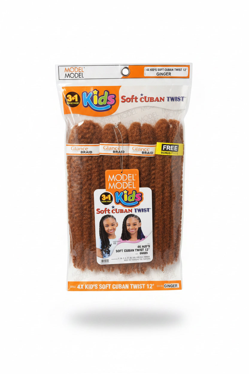 4x kids cuban twist 12 " #ginger
