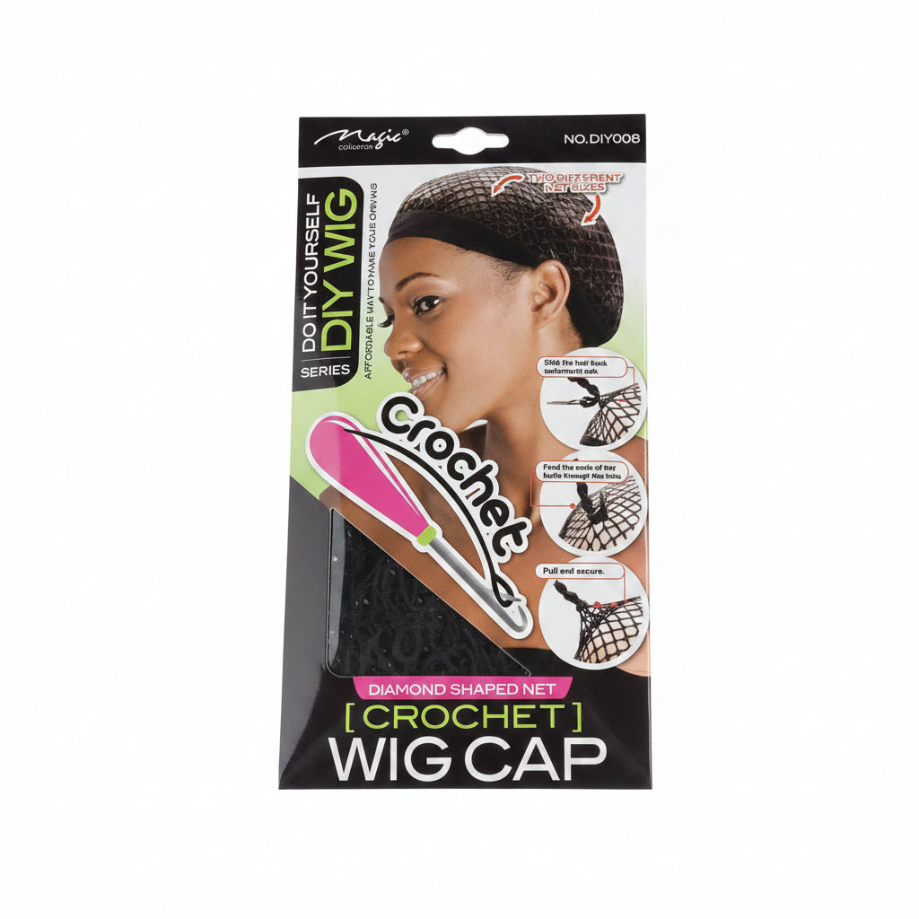 Magic crochet wig cap