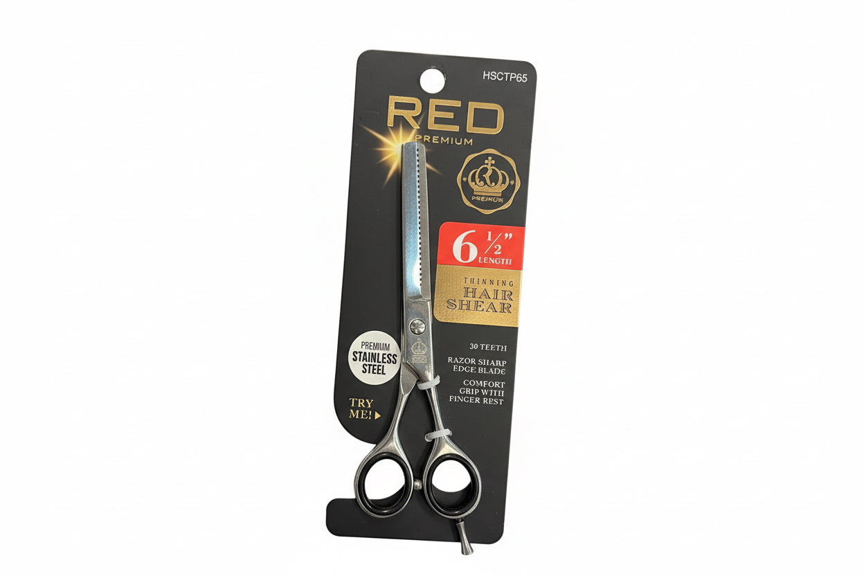 RED Thinning Hair Shears 6 1/2