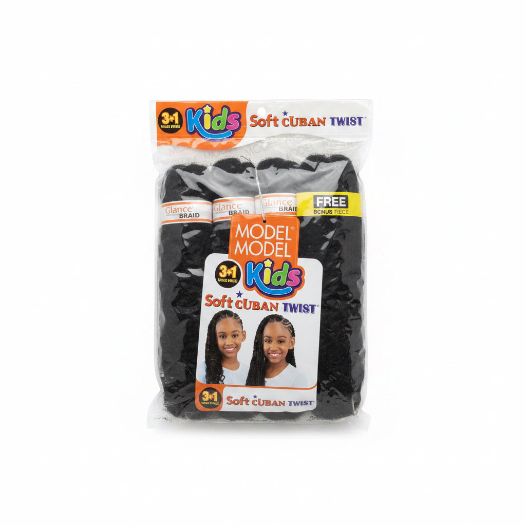 4x kids cuban twist 12"#1b