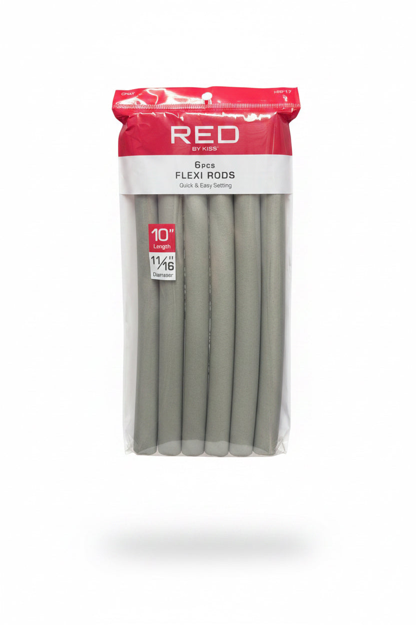 Red Flexi Rods 6pcs 10” 11/16