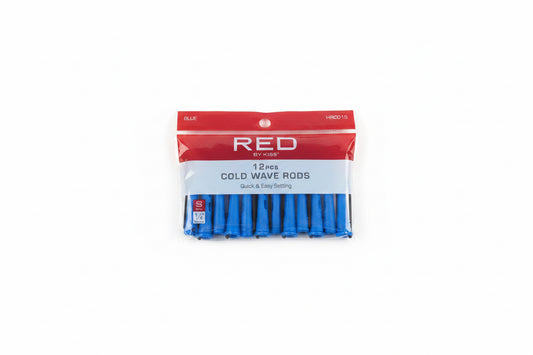 Red short cold wave rods (1/4”) blue