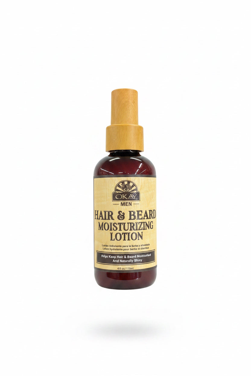 OK MEN HAIR & BEARD LOTION 4 OZ
