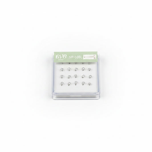 Eve collection L-shaped nose rings (Silver)