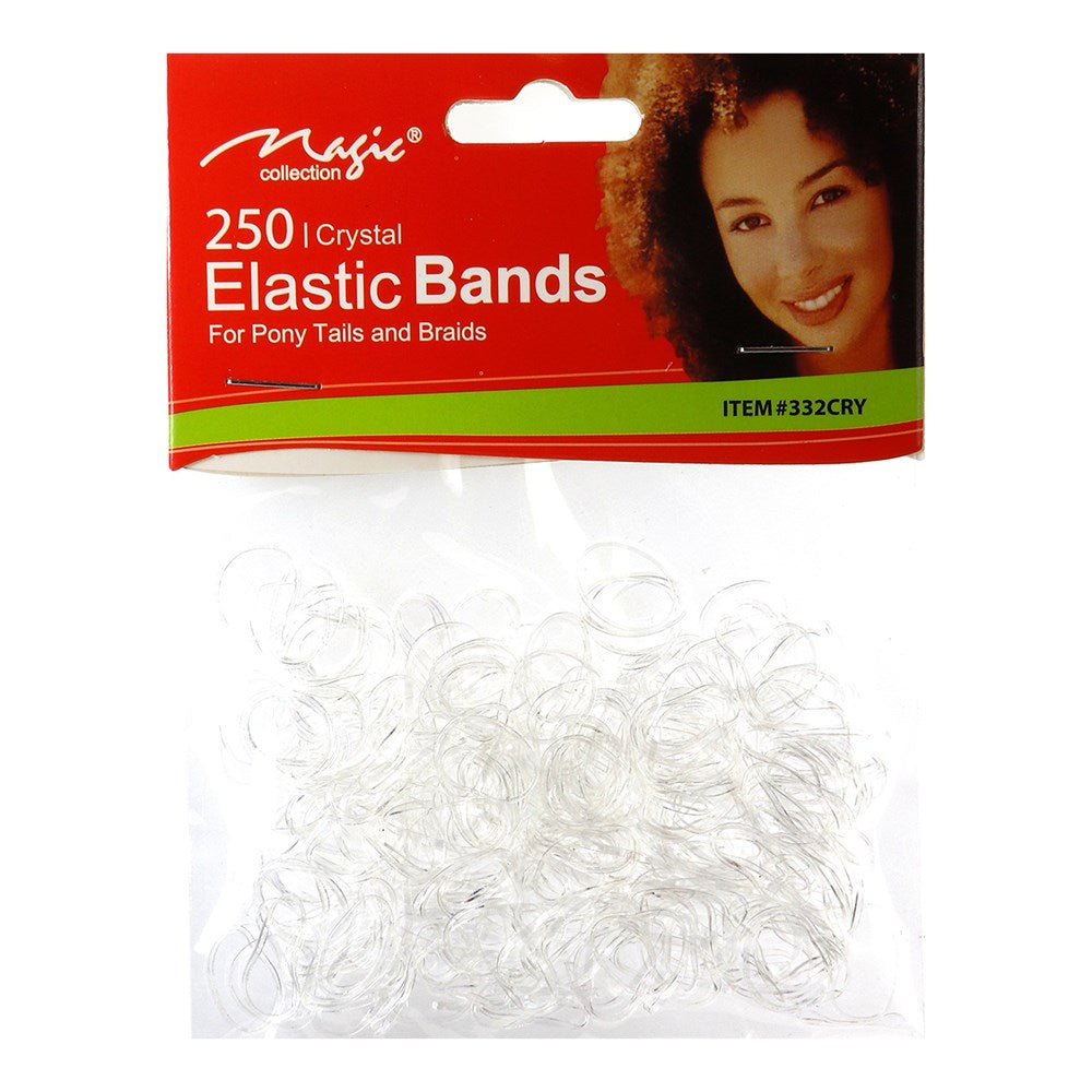 Magic Collections 250 Elastic Rubber Bands Black