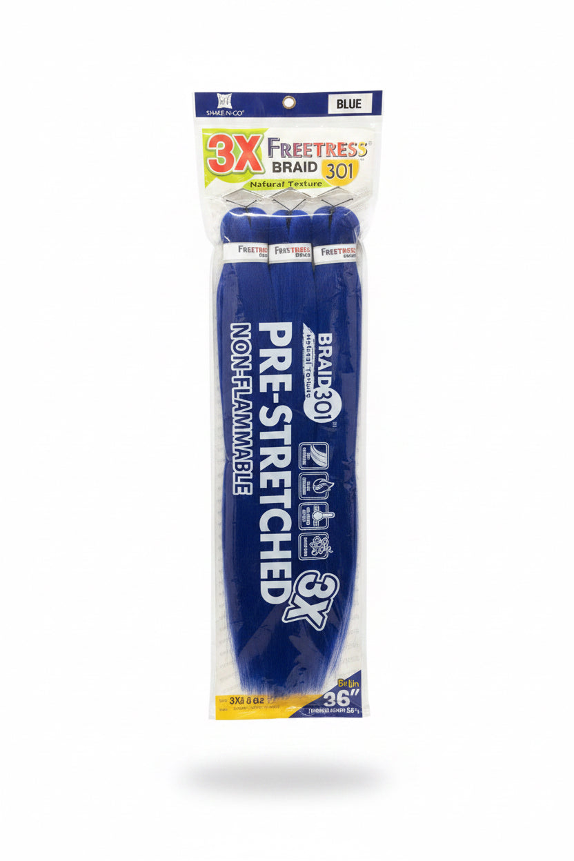 Freetress Braid 301 #BLUE 56”