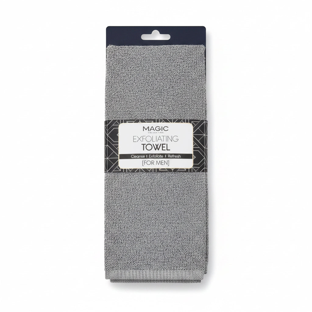 Magic men exfoliating towel