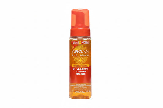 CREME OF NATURE W/ ARGAN OIL FOAMING MOUSSE 7OZ