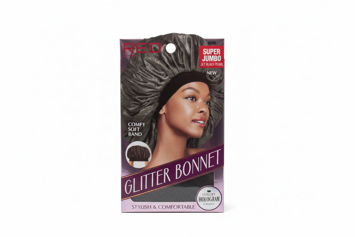 RED Glitter Bonnet SJ (JBP)