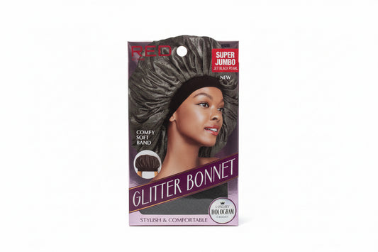 RED Glitter Bonnet SJ (JBP)