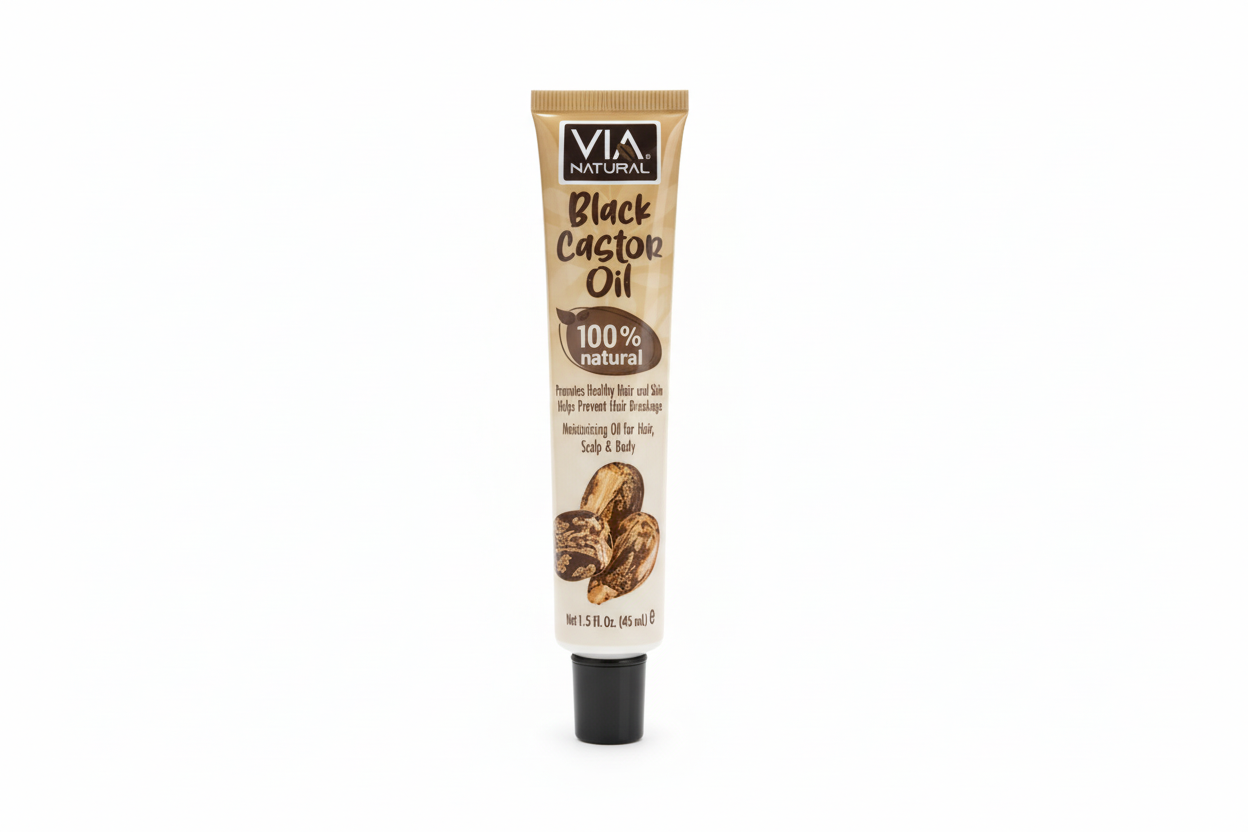 VIA NATURAL BLACK CASTOR OIL 1.5OZ