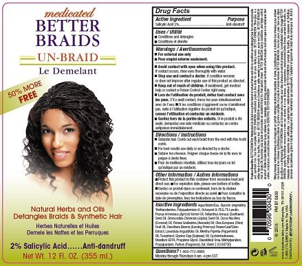 Medicated Better Braids Un-Braid