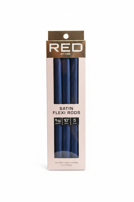 RED Satin Flexi Rods 5pcs 10” 9/16
