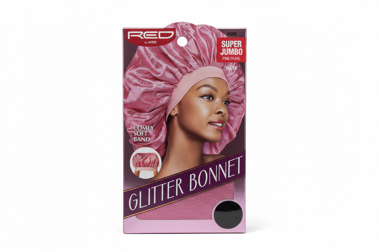RED Glitter Bonnet SJ (PP)
