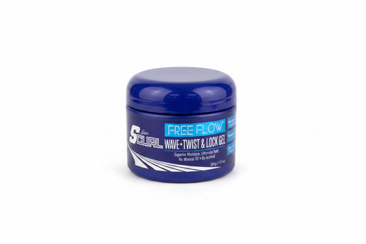 Lusters Scurl free flow (wave,twist & lock gel)