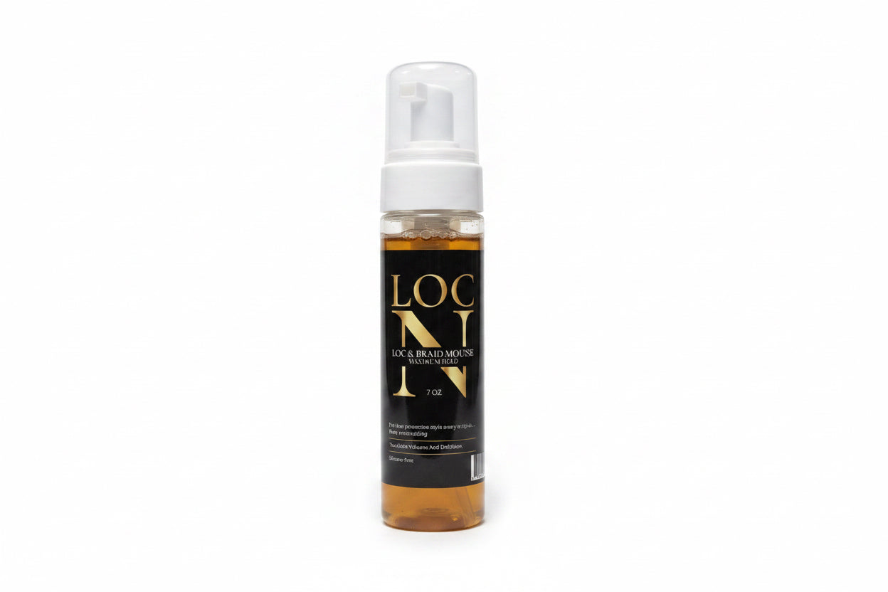 LOCN LOC & BRAID MOUSSE (MAXIMUM HOLD) 7OZ