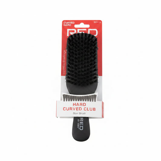 Red hard curved club (brush)