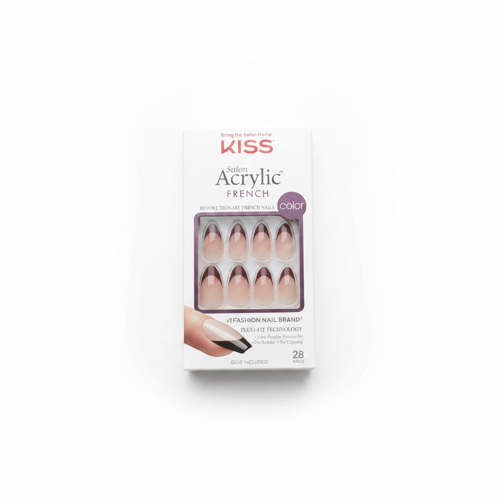 Kiss salon French color nails