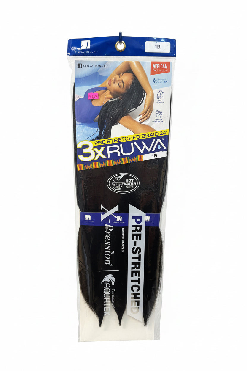 SENSATIONNEL X-PRESSION 3X PRE STRETCHED RUWA 24" - 1B