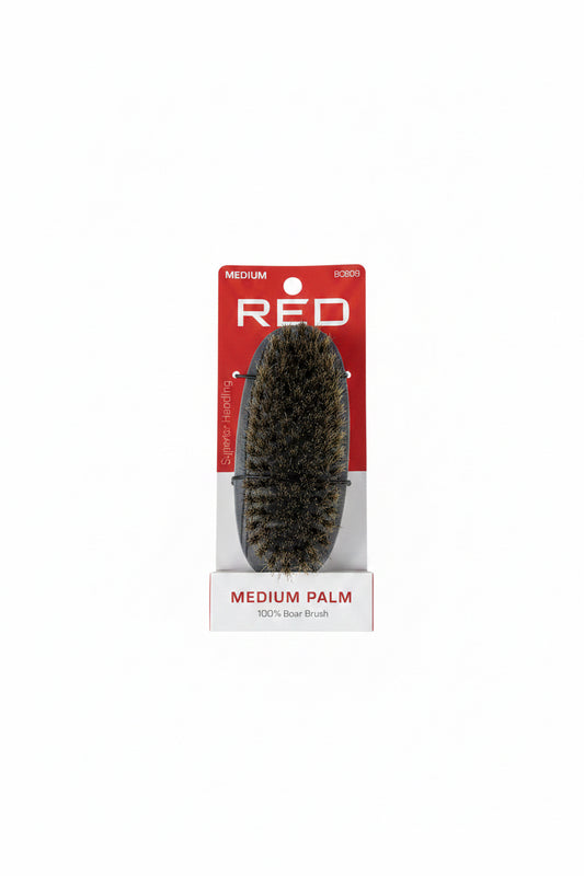 Red med palm brush