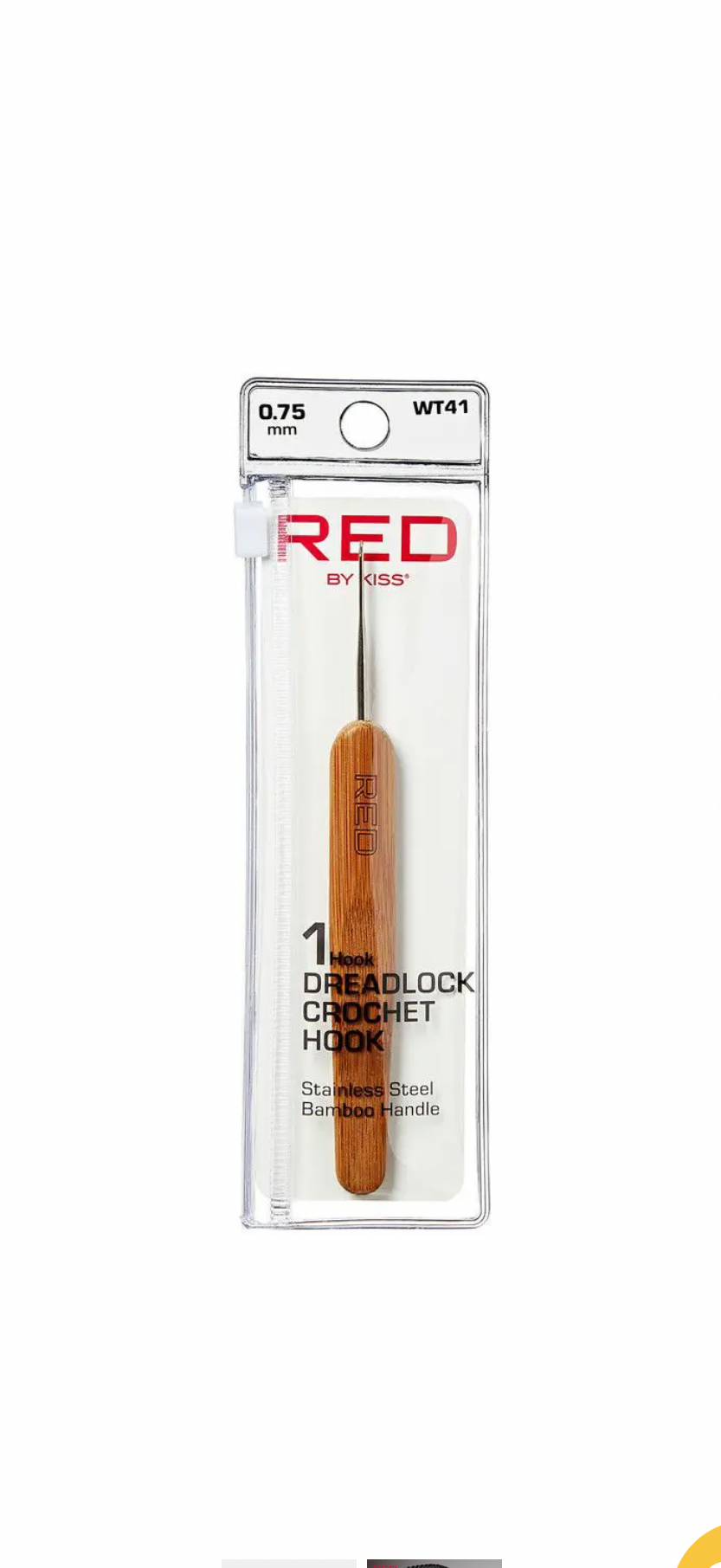 RED 1 Hook Dreadlock Crcht Hook