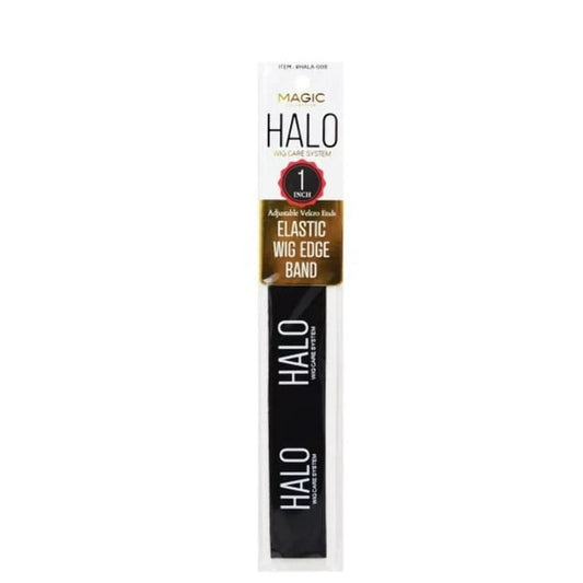 Magic Collection Halo 1" Elastic Wig Band (Black)