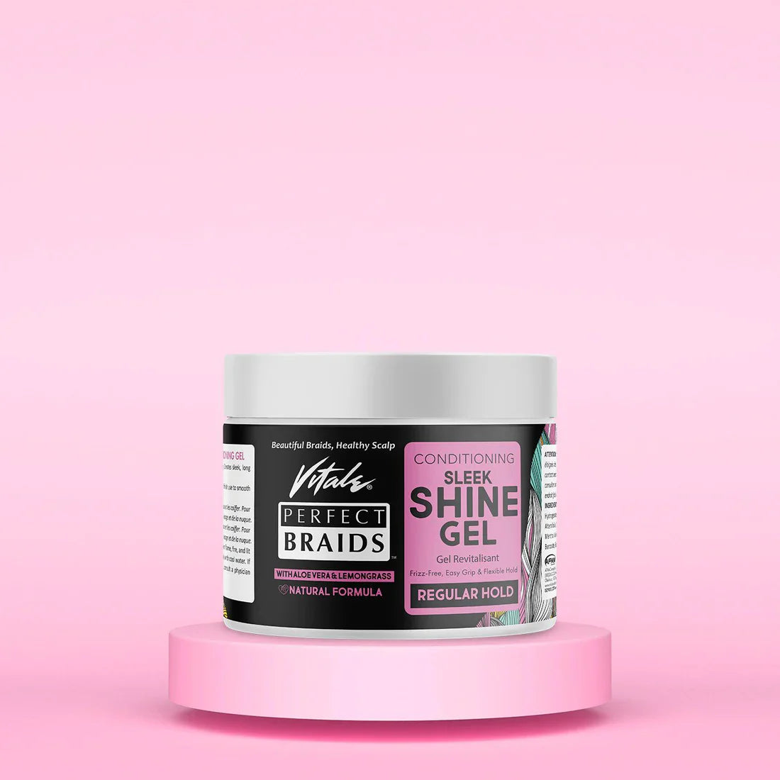 Vitals Perfect Braids Sleek N Shine Gel (Regular Hold)