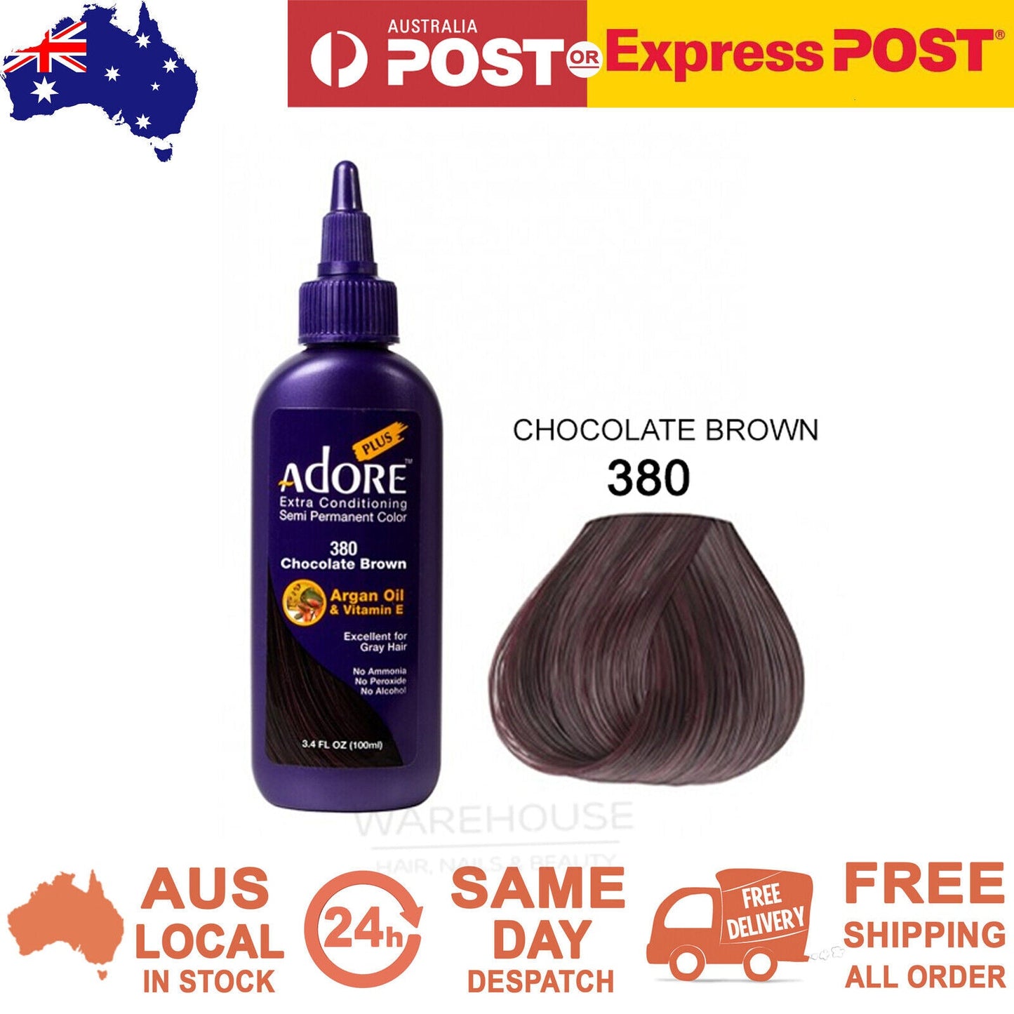 Adore Plus Chocolate Brown