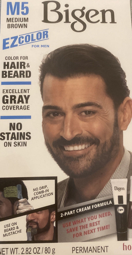 Bigen Ez Color Hair & Beard Medium Brown