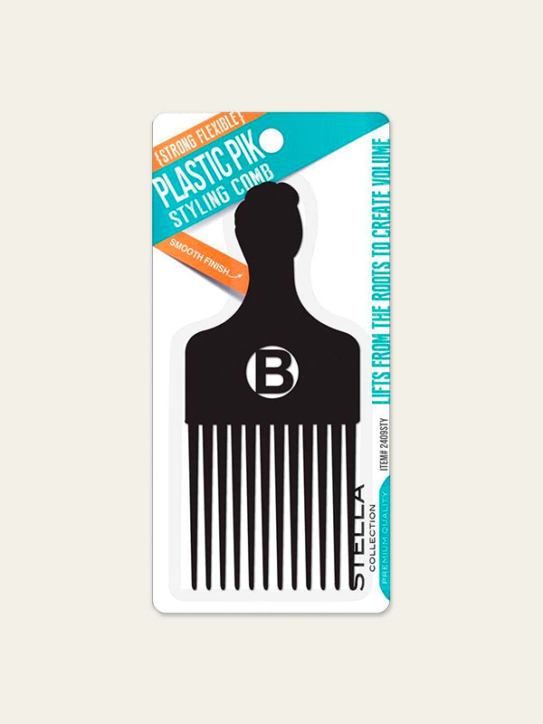 Stella  Strong Smooth Finish Plastic Pik Black